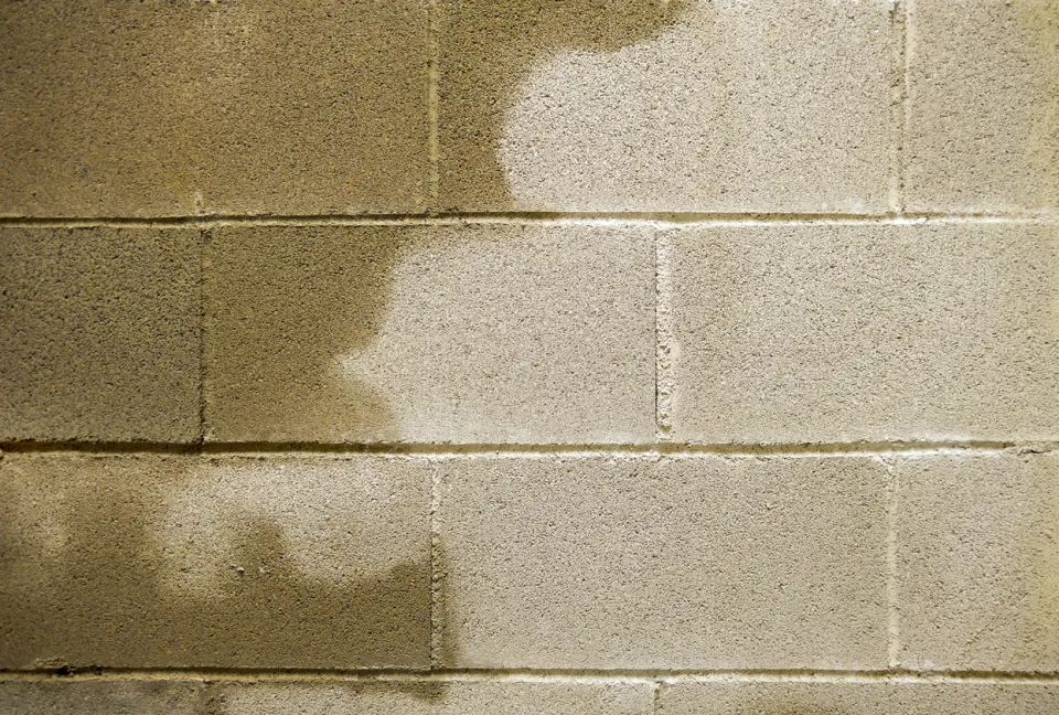 inflitration d'eau mur
